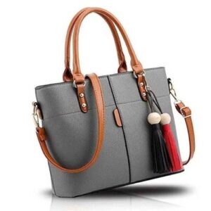 Grey Colour Hand Bag