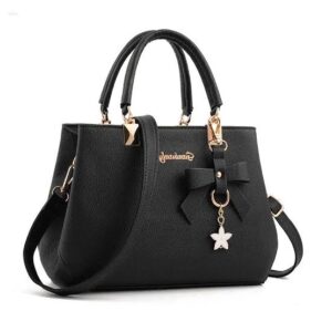 Plain Black Colour Hand Bag