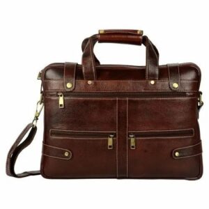Brown Laptop Bag Multi Pocket